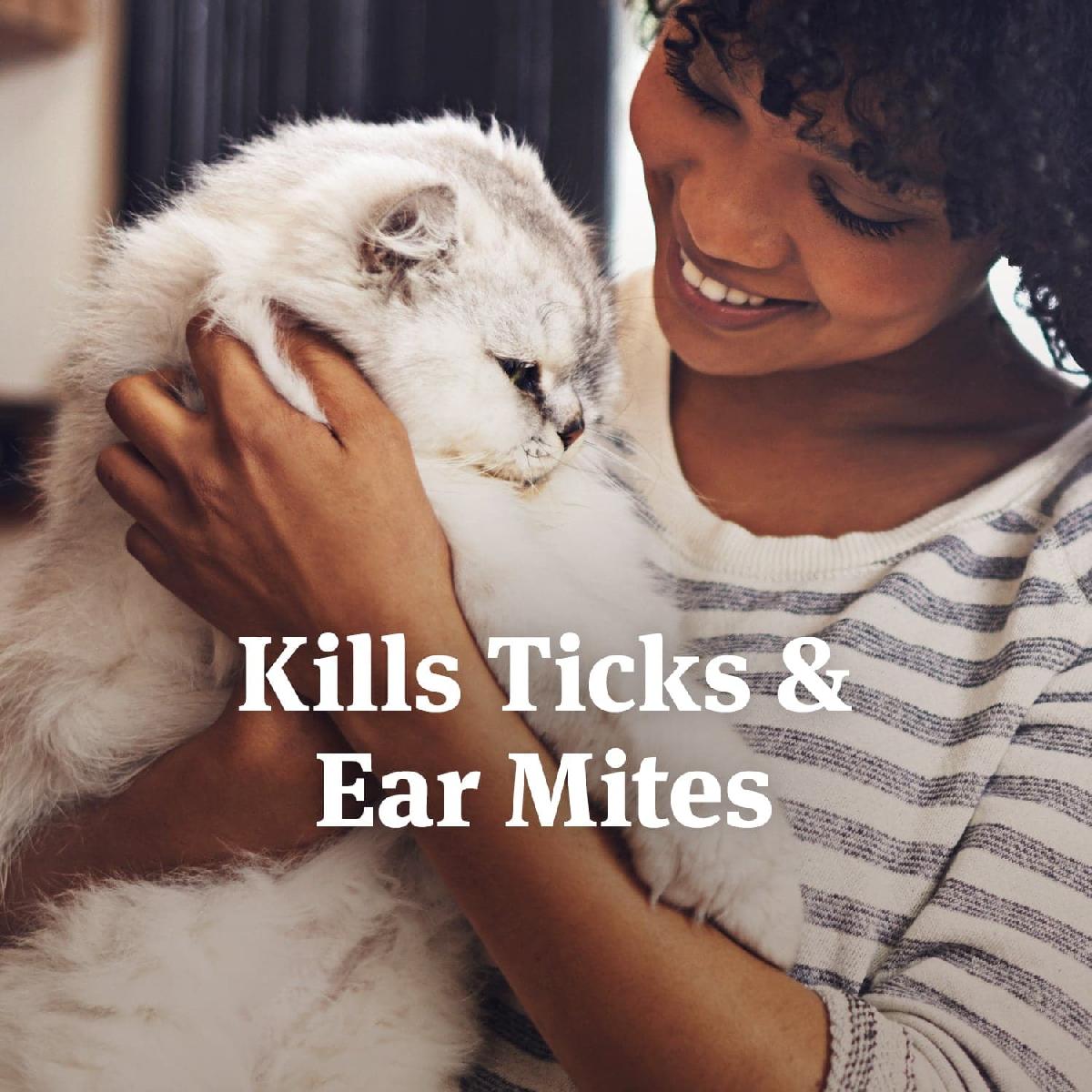 PetArmor Ear Mite & Tick Treatment for Cats 3 fl oz