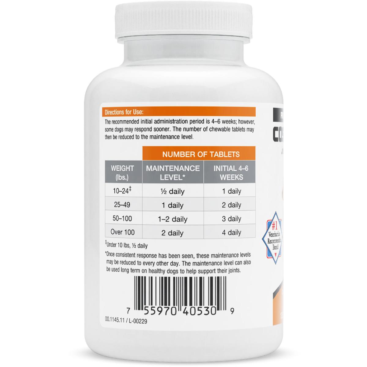 Nutramax Cosequin DS Joint Health Supplement for Dogs   With Glucosamine and Chondroitin, 132 Chewable Tablets