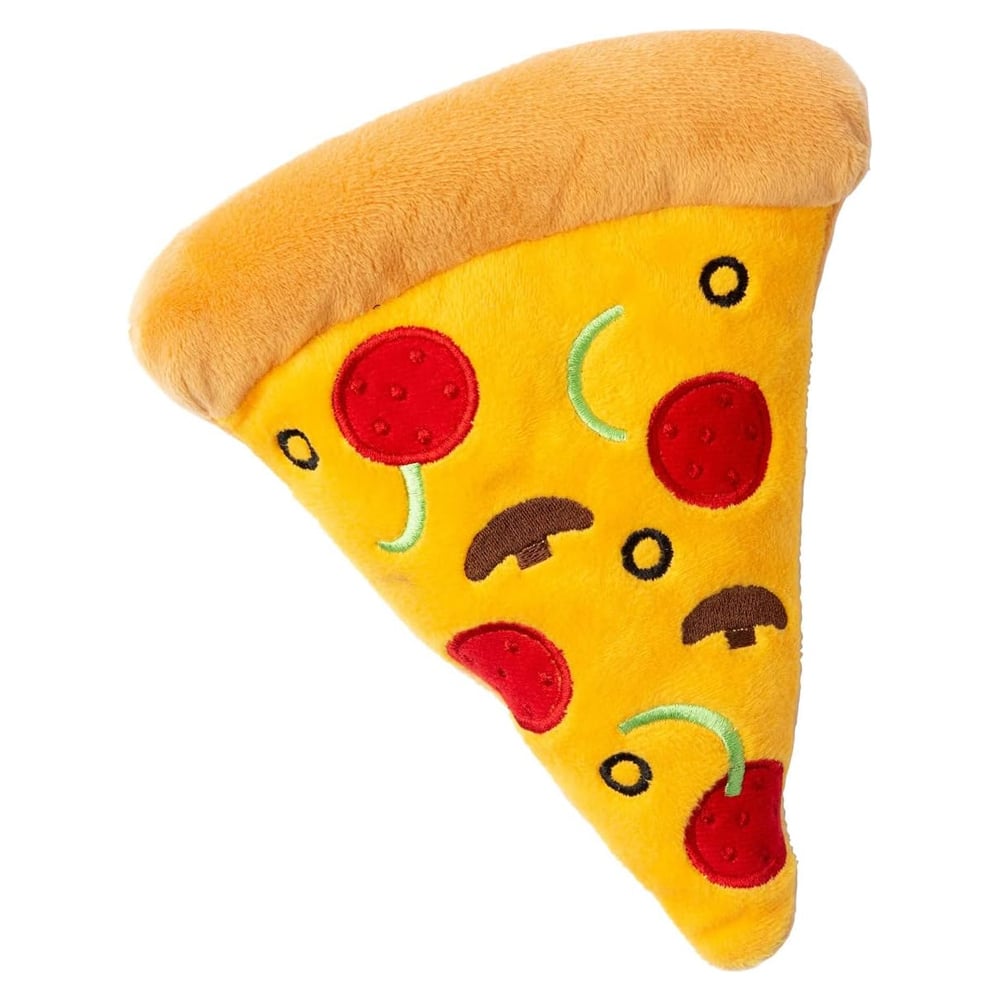 Pizza Plush Dog Toy