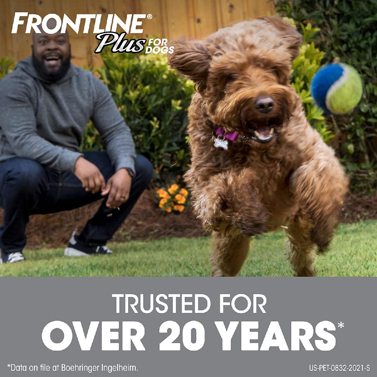 Frontline Plus for Dogs, 45 88 pounds, 3 doses