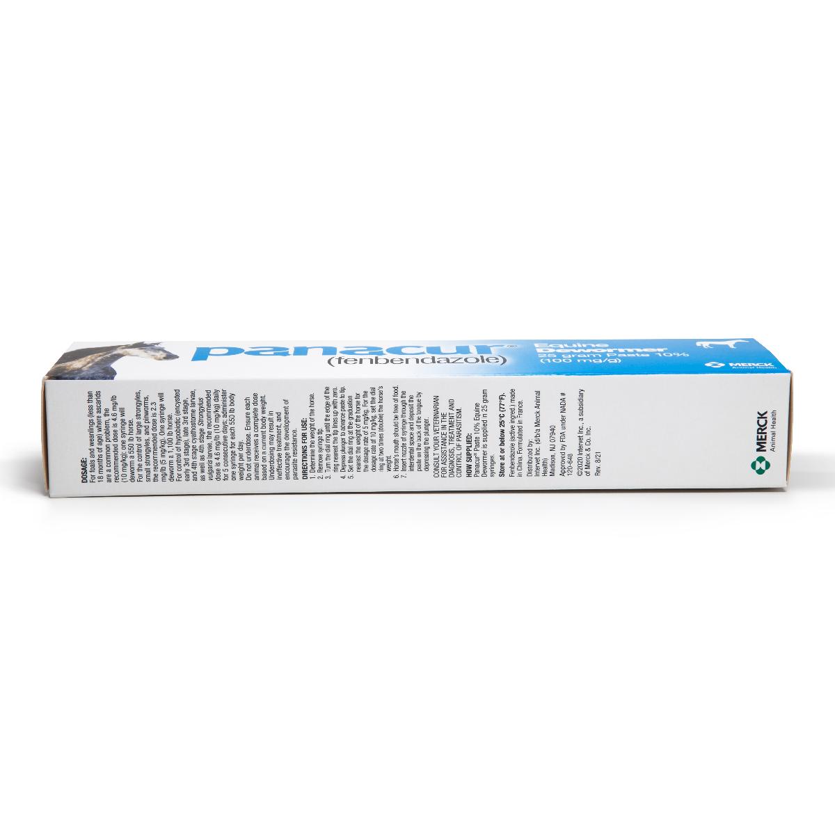 Panacur (fenbendazole) Dewormer Paste 10 percent, 25 grams