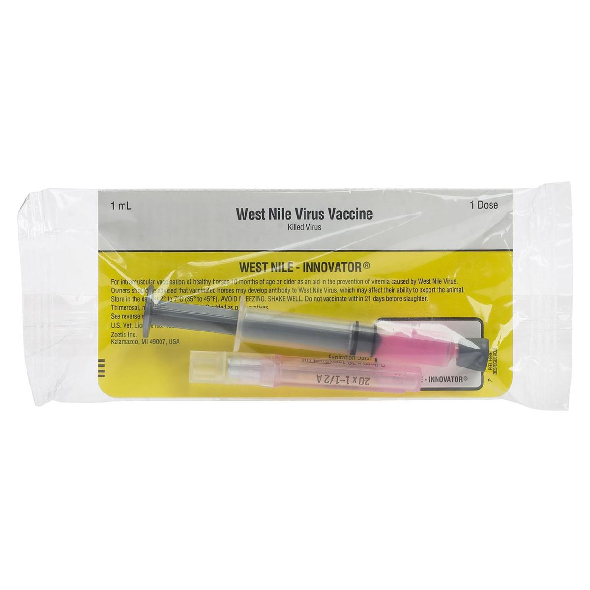 West Nile Innovator Vaccine for Horses, single dose syringe