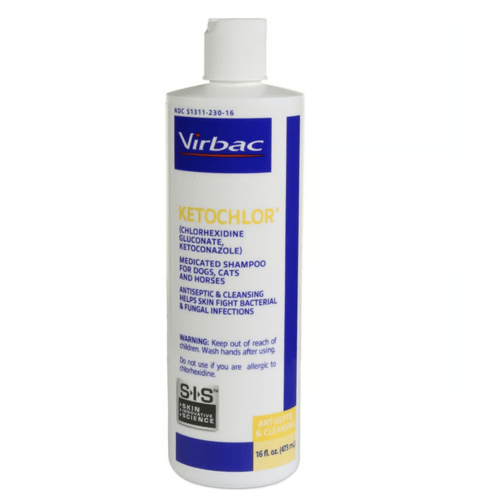 Ketochlor (Chlorhexidine Gluconate, Ketoconazole) Medicated Shampoo, 16 oz