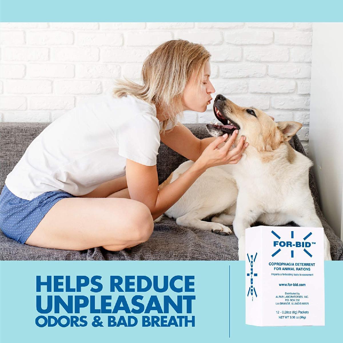 FOR BID Coprophagia Deterrent for Dogs and Cats, 12 count