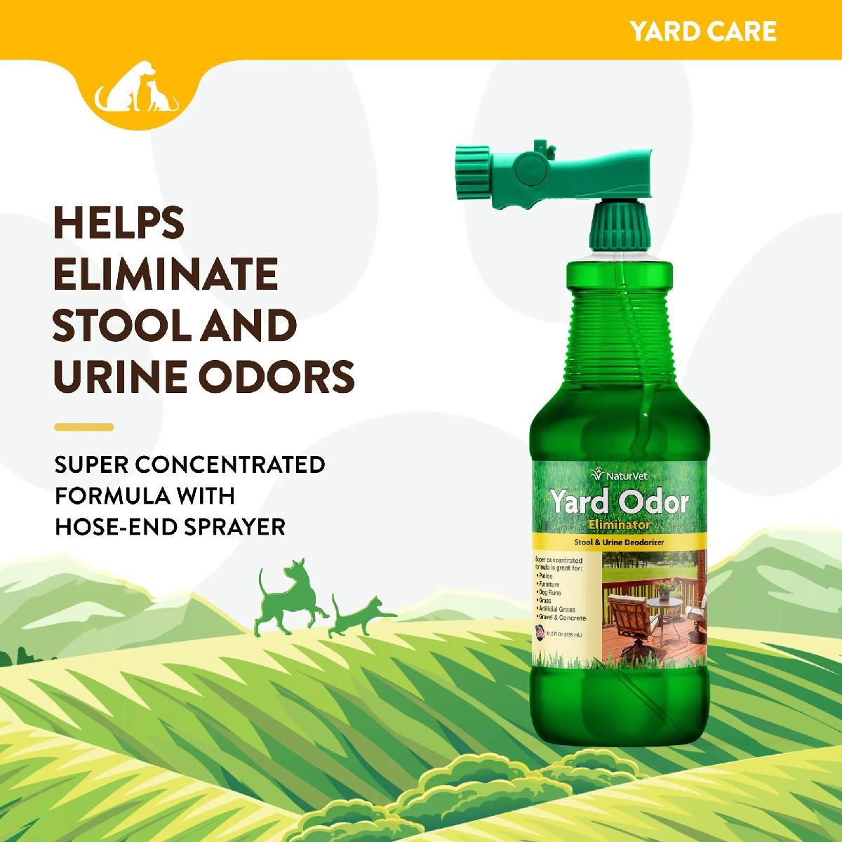 NaturVet Yard Odor Eliminator 31.6 fl oz bottle