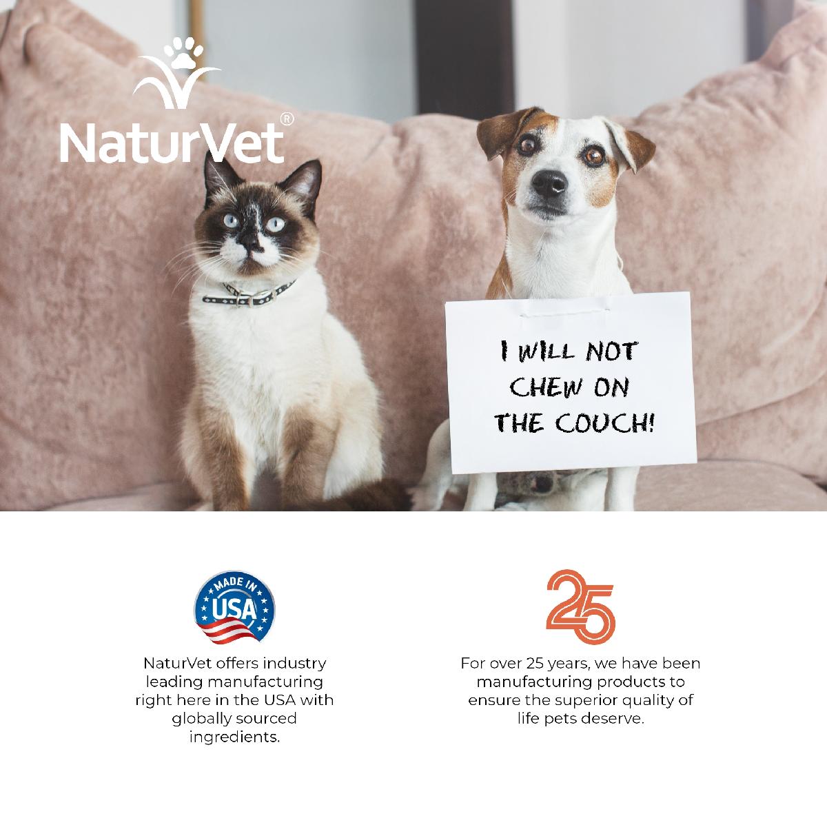 NaturVet Bitter Yuck! No Chew Spray for Cats and Dogs, 8 oz