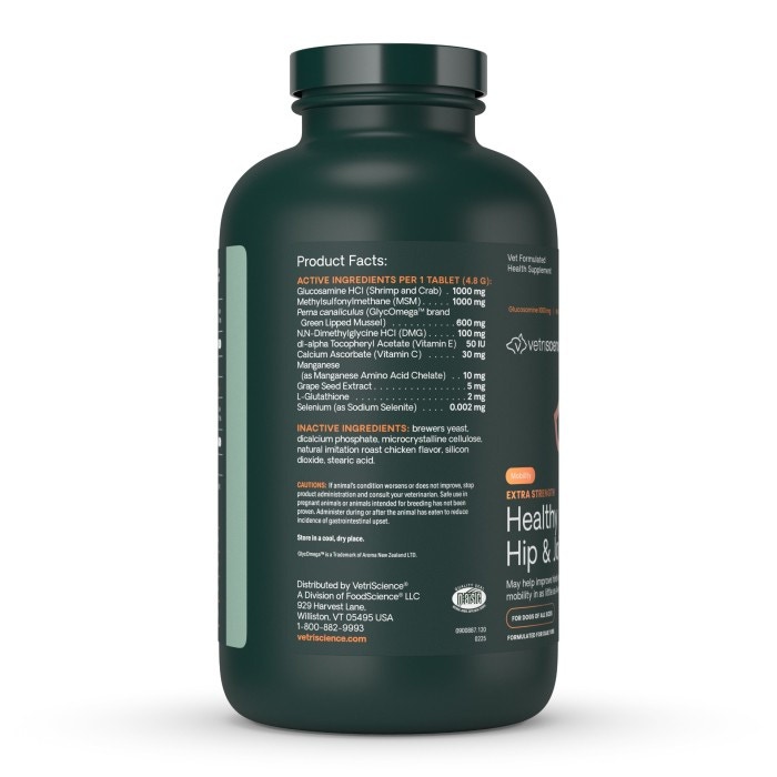 Extra Strength Healthy Hip & Joint Chewable Tablets for Dogs