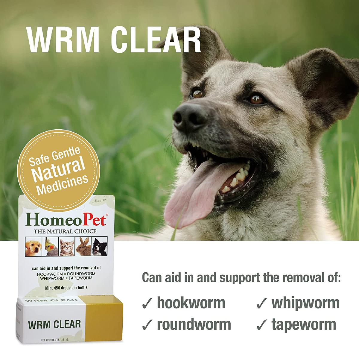 HomeoPet WRM Clear 15 mL