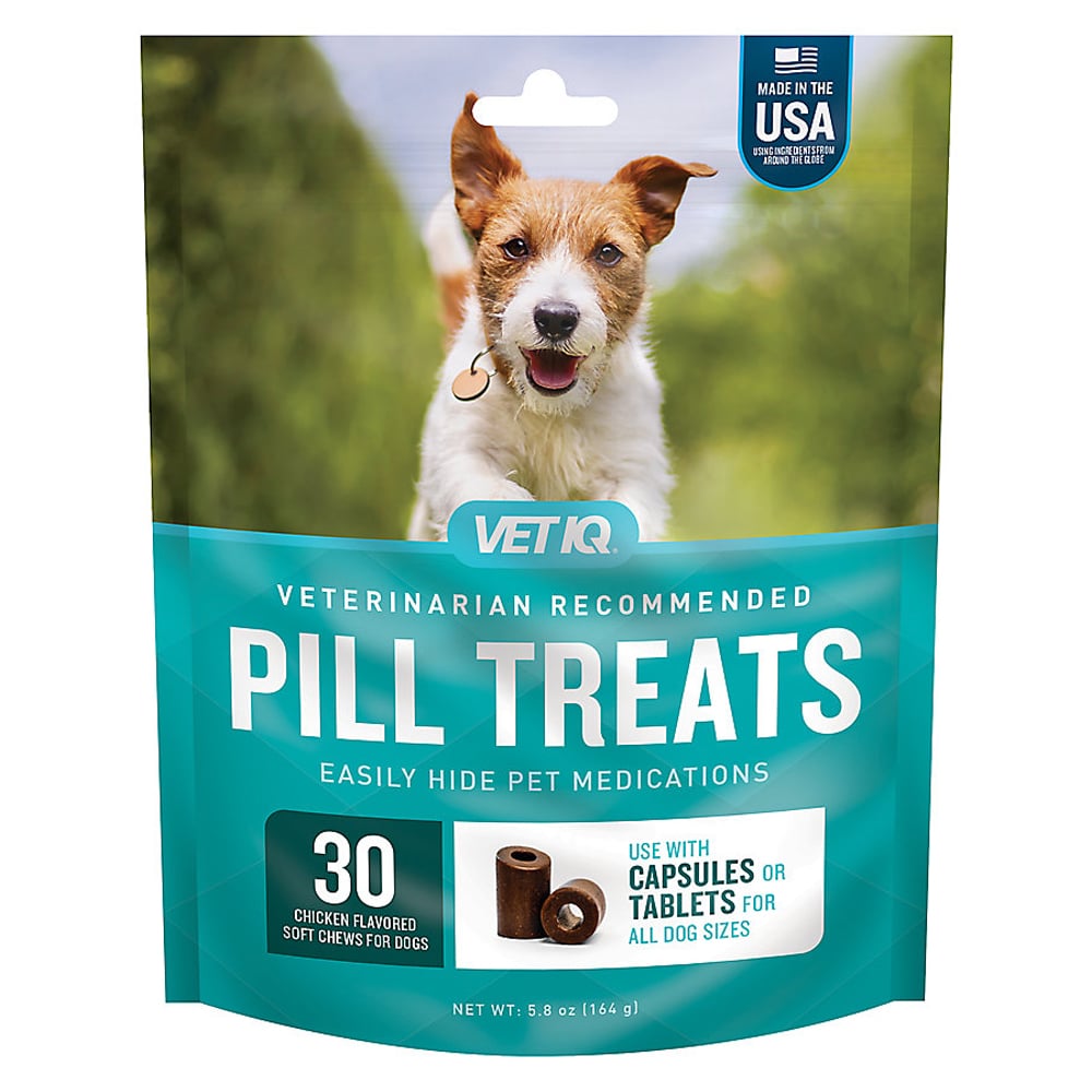 VetIQ Pill Treats Chicken Flavored Dog Soft Chews, 30 ct. Click to expand image