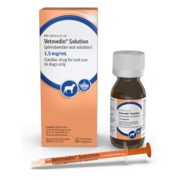 Vetmedin (pimobendan) Solution, 1.5mg/ml, 50ml