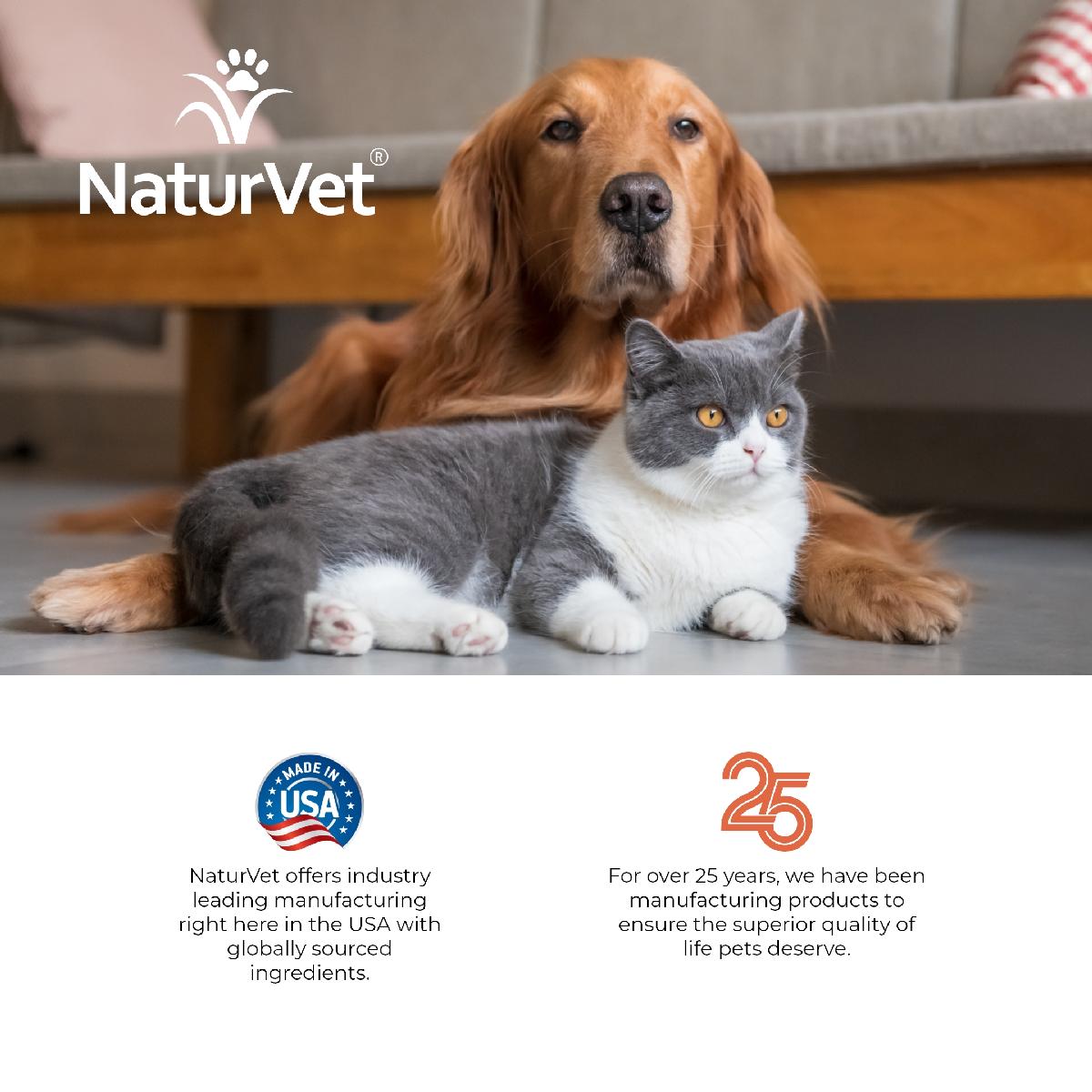 NaturVet Ear Wash with Tea Tree Oil for Dogs and Cats, 8 oz