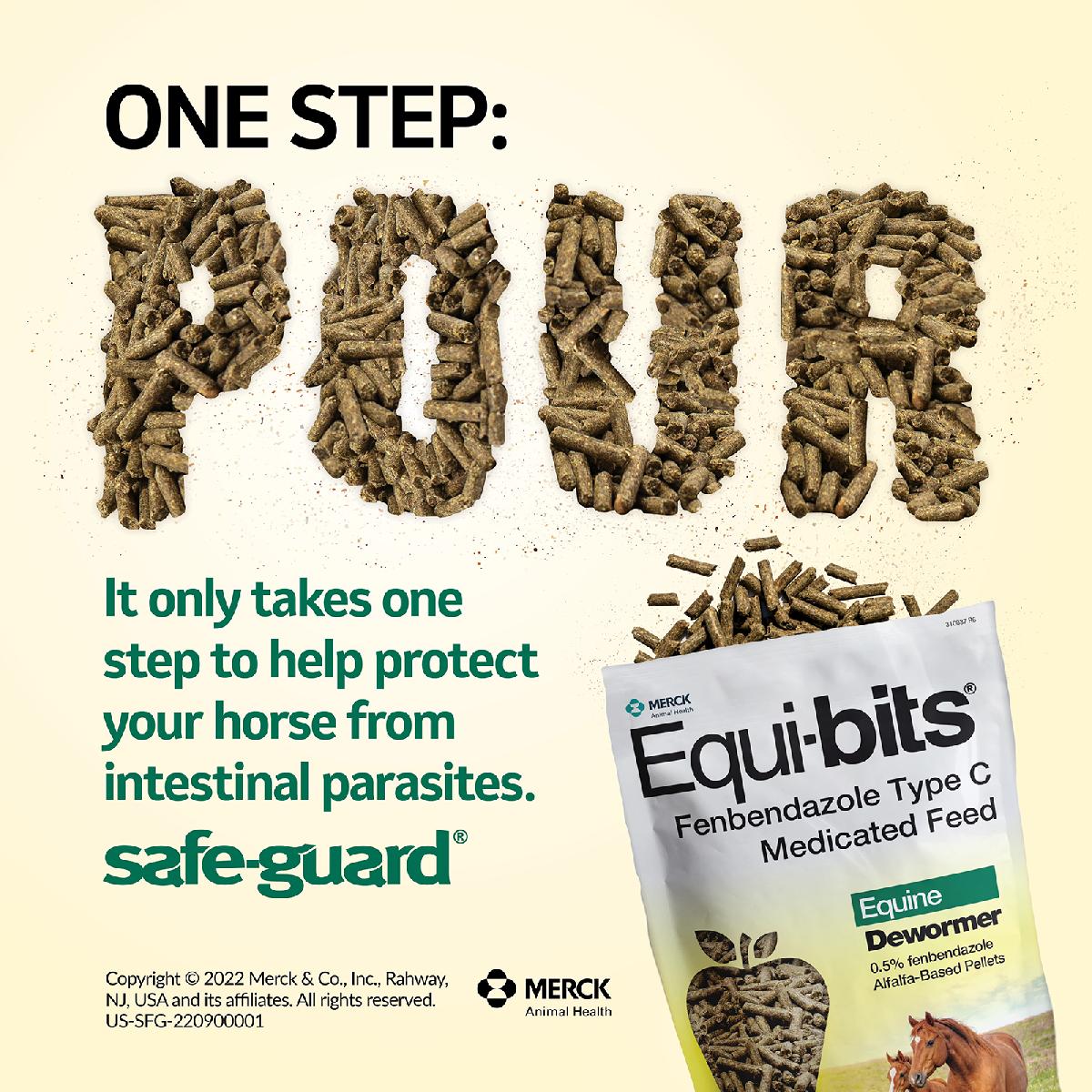 Safe Guard Equi Bits Fenbendazole Type C Medicated Feed