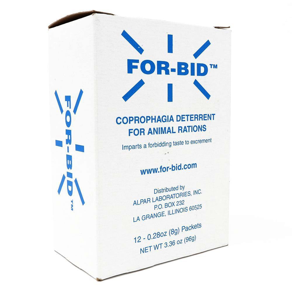 FOR BID Coprophagia Deterrent for Dogs and Cats, 12 count