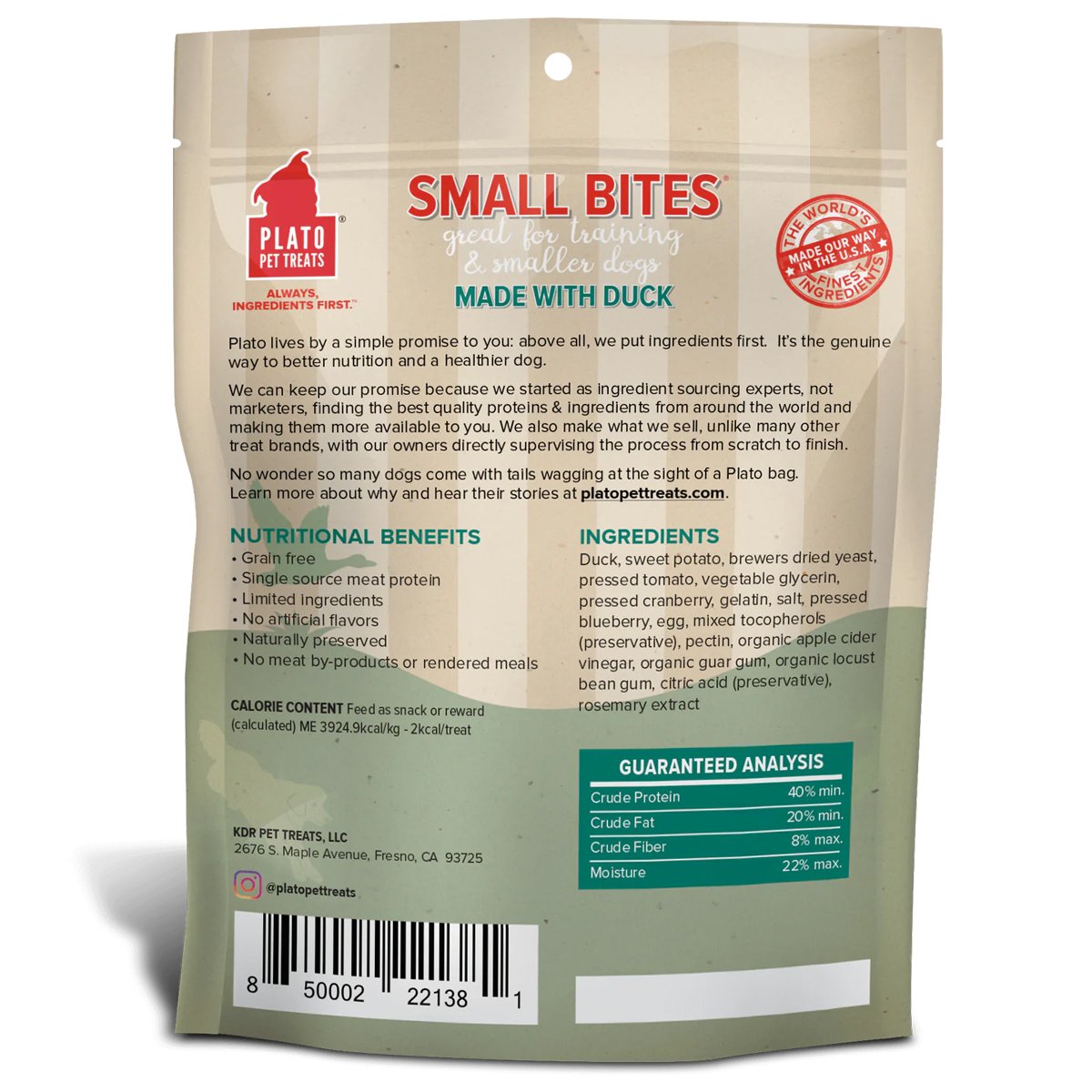 Small Bites Duck Dog Treat