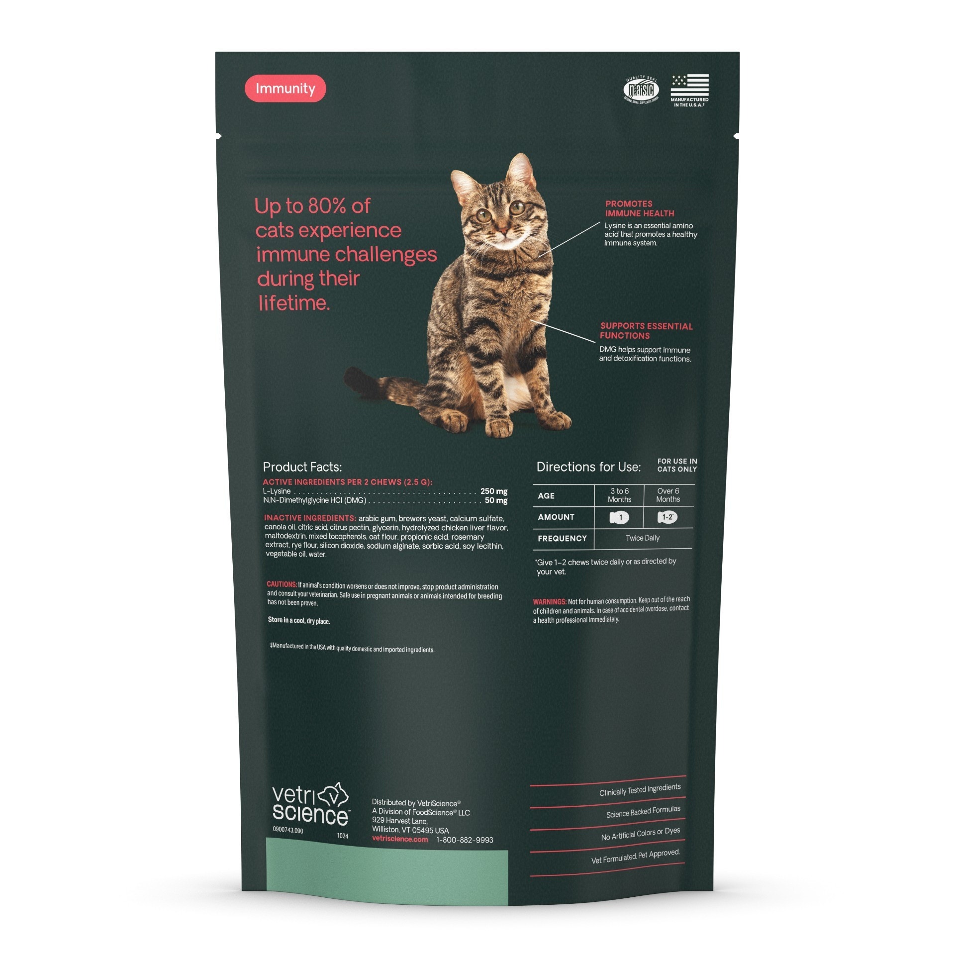 Lysine Immunity Health for Cats