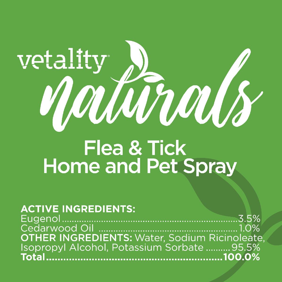 Vetality Naturals Flea & Tick Home Spray 32 fl oz