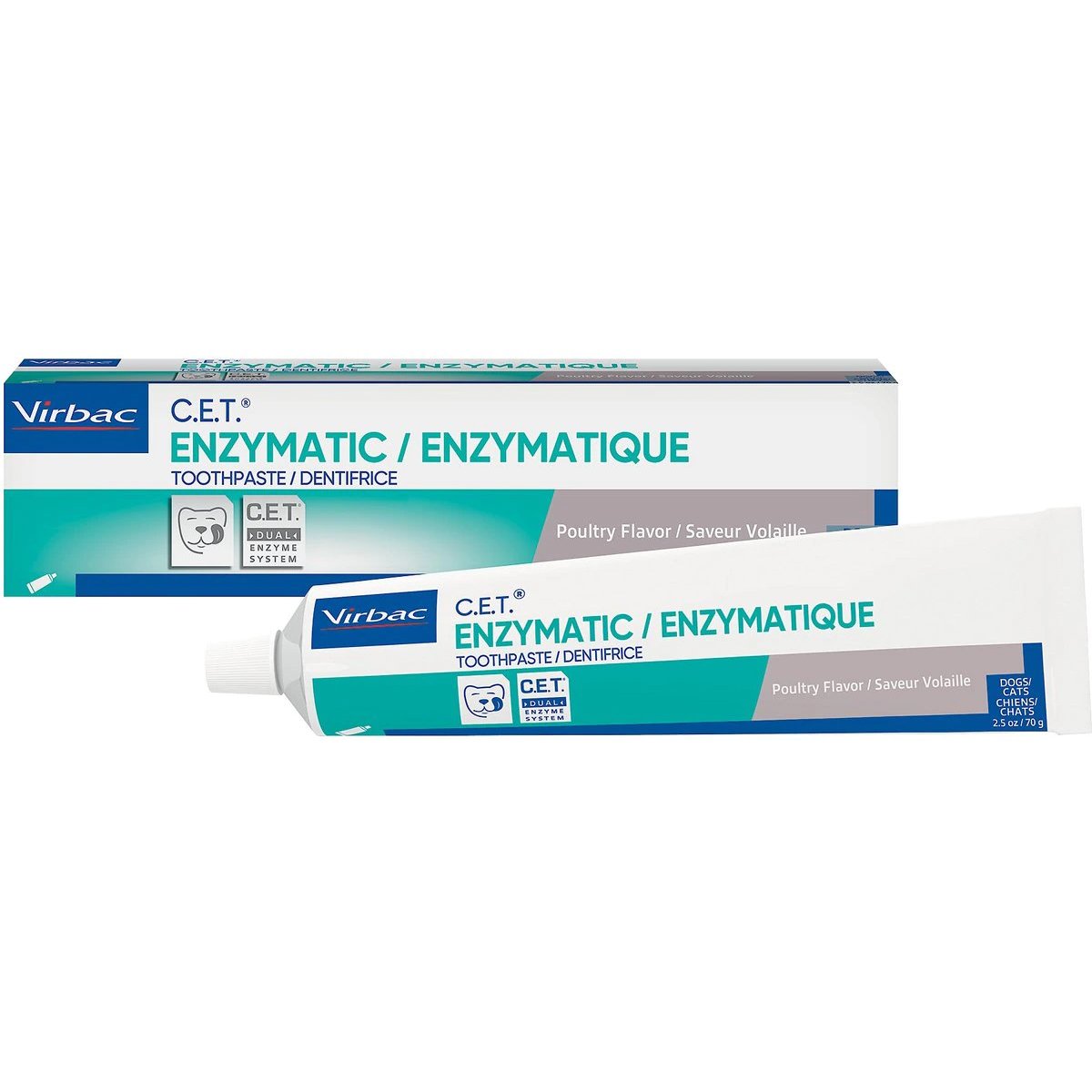 C.E.T. Enzymatic Toothpaste, Poultry Flavor, 2.5 ounces (70 grams)