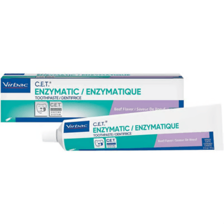 Virbac C.E.T. Enzymatic Toothpaste, Beef Flavor, 2.5 ounces (70 grams)