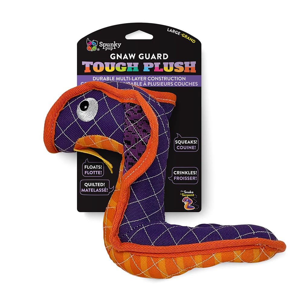 Neon Snake Dog Toy