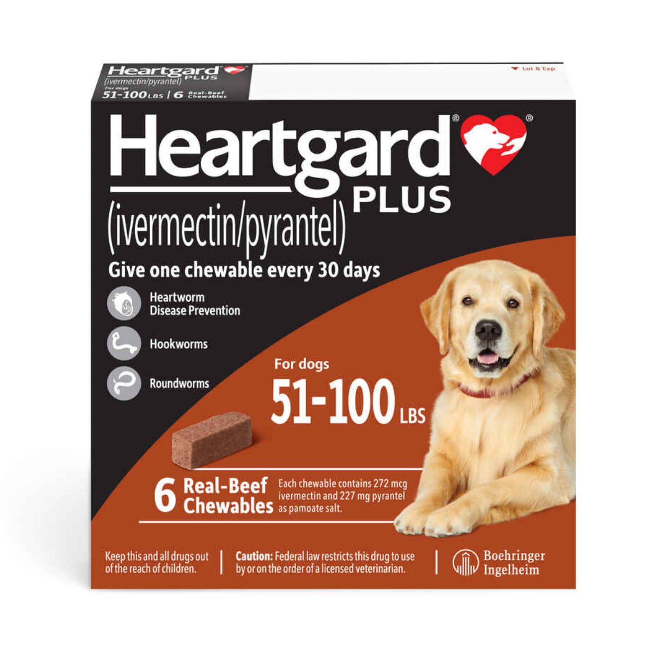 Heartgard Plus brown front
