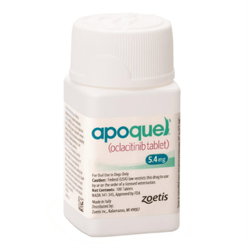 Apoquel (oclacitinib maleate) 5.4 mg Tablets, 100 Count