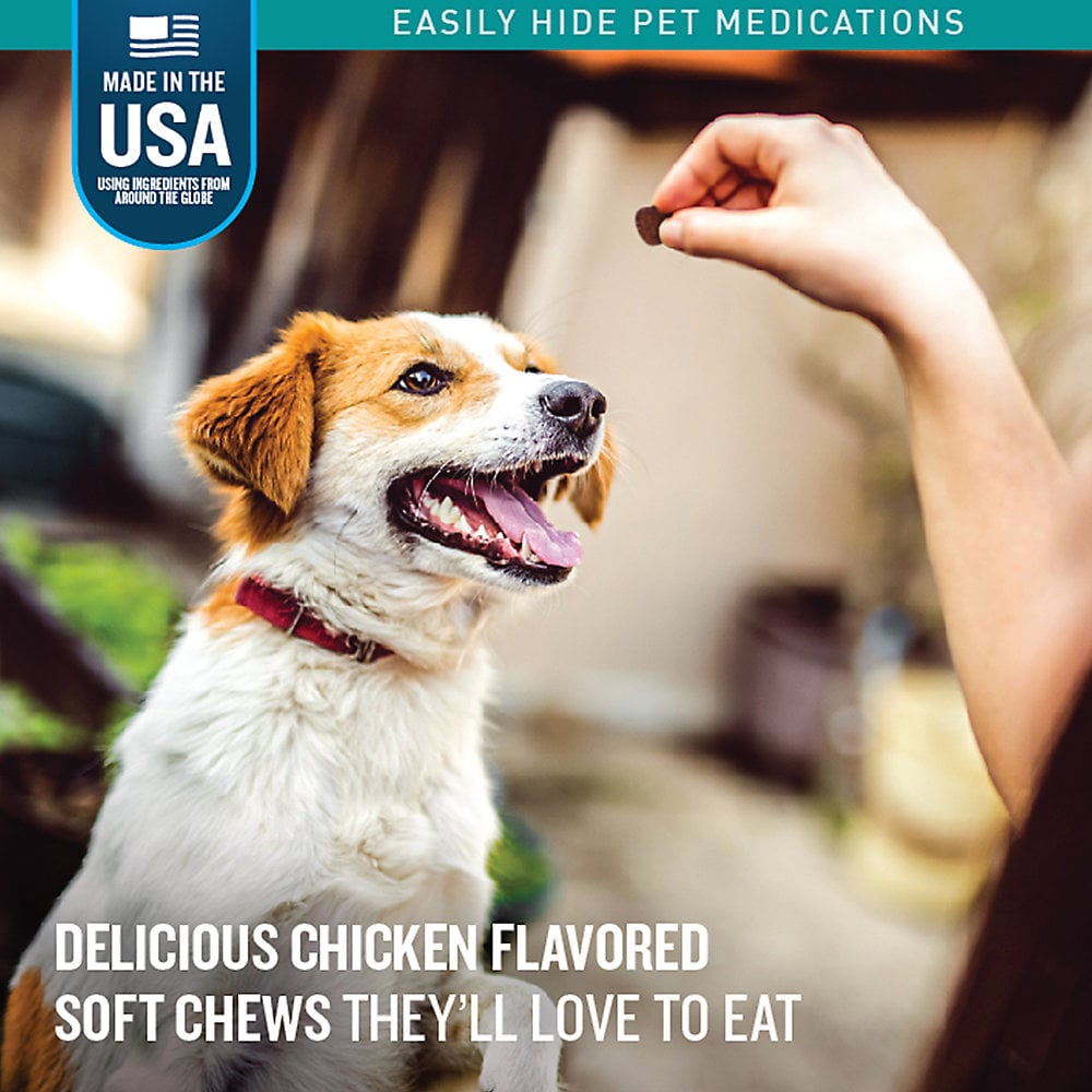 VetIQ Pill Treats Chicken Flavored Dog Soft Chews, 30 ct