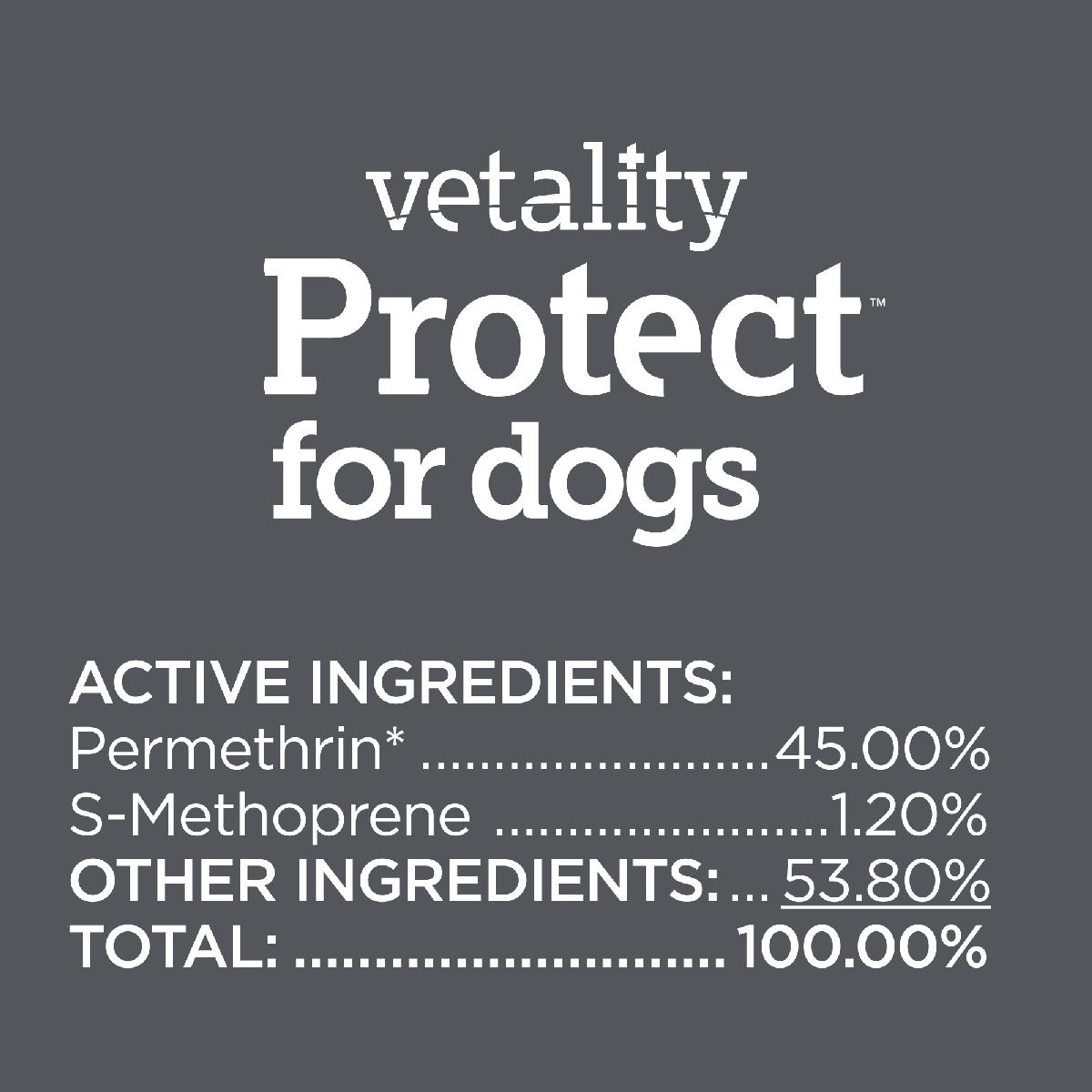 Vetality Protect for Dogs 7 32 lbs, 3 doses