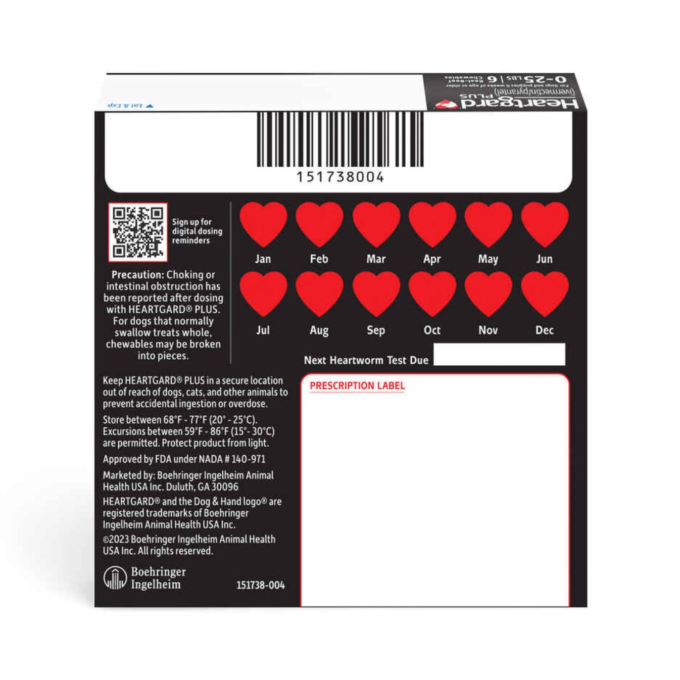 Heartgard Plus Back