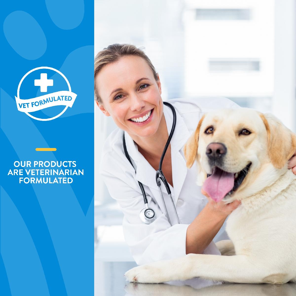 NaturVet Tear Stain Supplement Soft Chews Plus Lutein for Dogs and Cats, 70 count