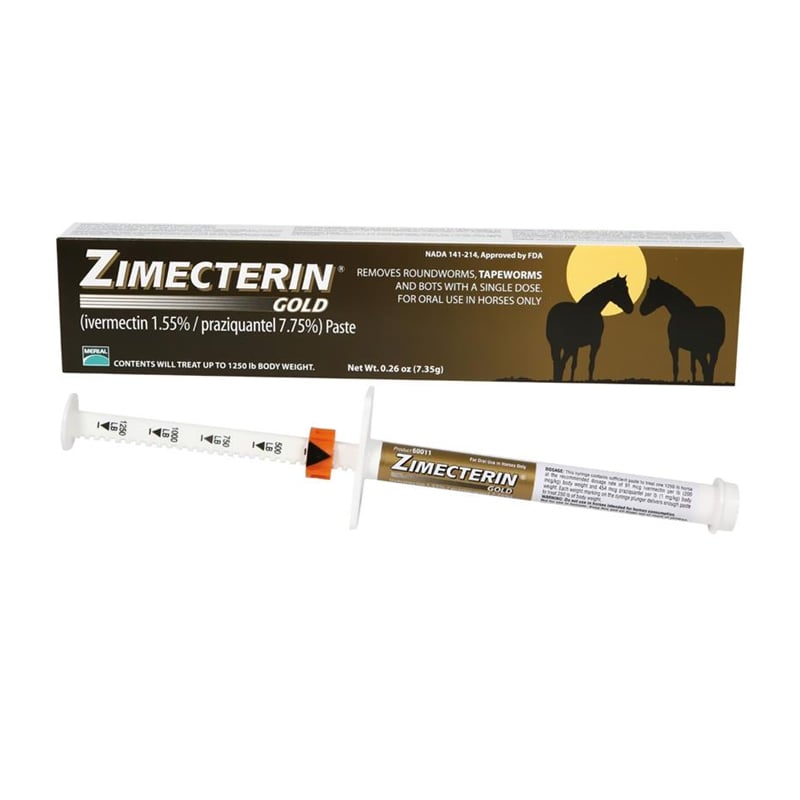 Zimecterin Gold (ivermectin, praziquantel), 7.35 g