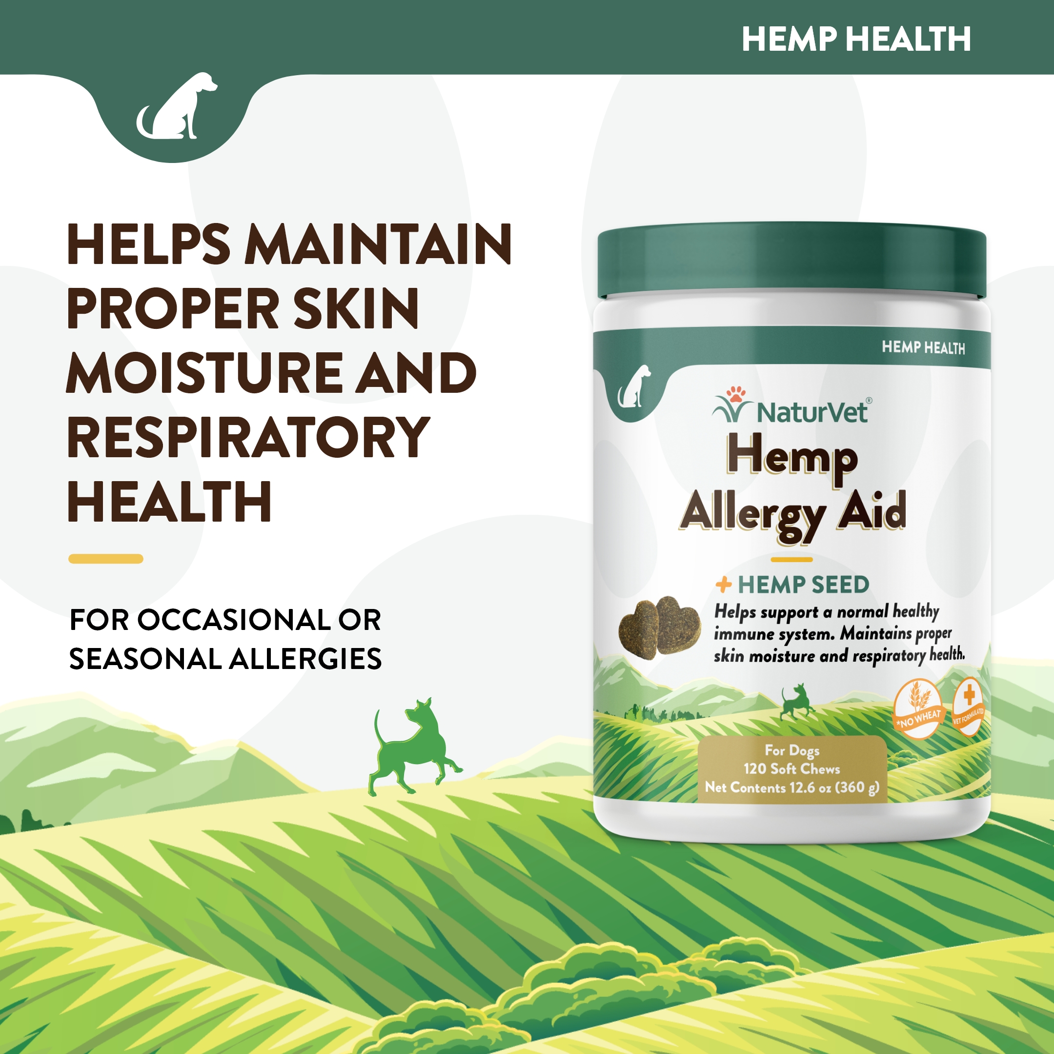 Hemp Allergy Aid SC 120ct NV