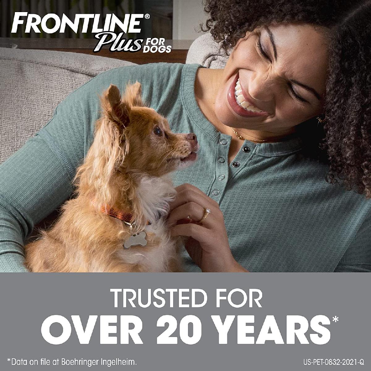 Frontline Plus for Dogs, 89 132 pounds, 3 doses