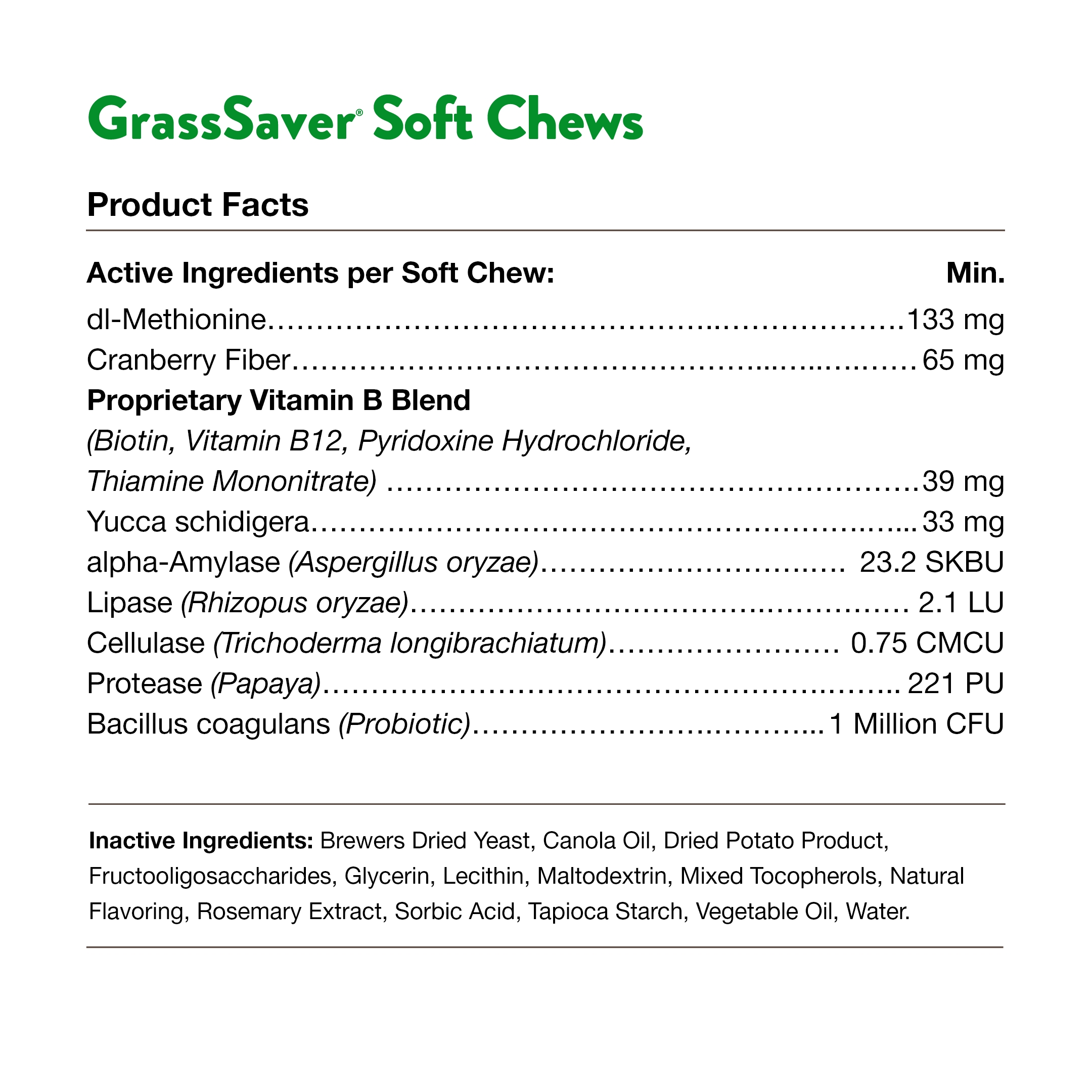 GrassSaver SC 120ct NV
