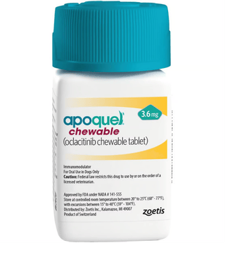 Apoquel Chewables (oclacitinib maleate) 3.6mg 10 Count