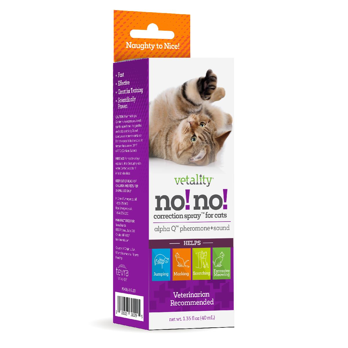 Vetality No! No! Correction Spray for Cats 1.35 oz