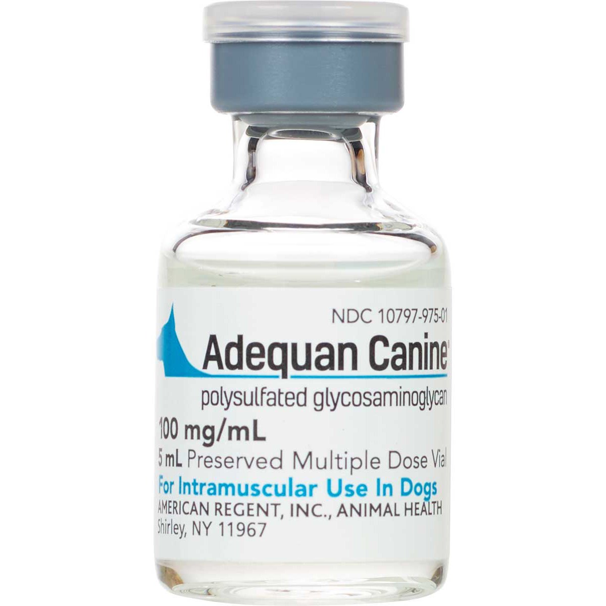 Adequan Canine Injection for Dogs 100 mg:mL Single 5 mL Vial