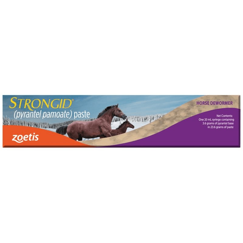 Strongid Paste (pyrantel pamoate), Single tube. Click to expand image