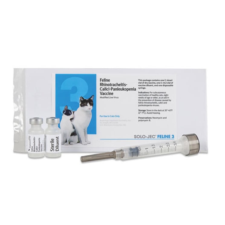 Solo Jec Feline 3 Vaccine, 1 single dose with syringe