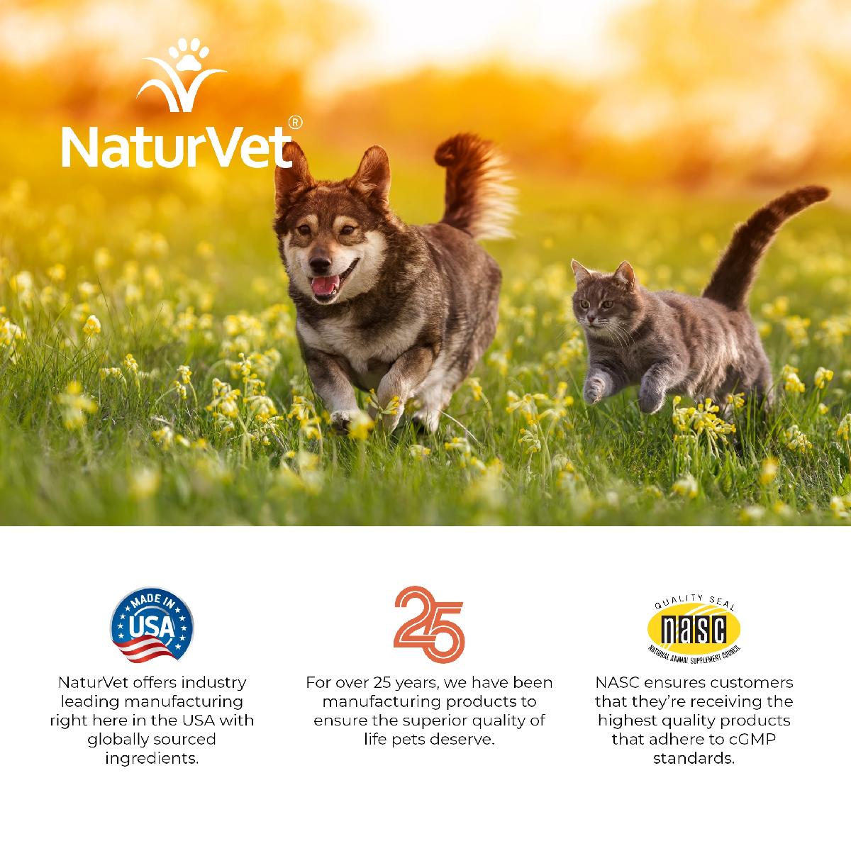NaturVet Aller 911 Skin & Coat Soft Chews Plus Antioxidants for Dogs and Cats, 90 count