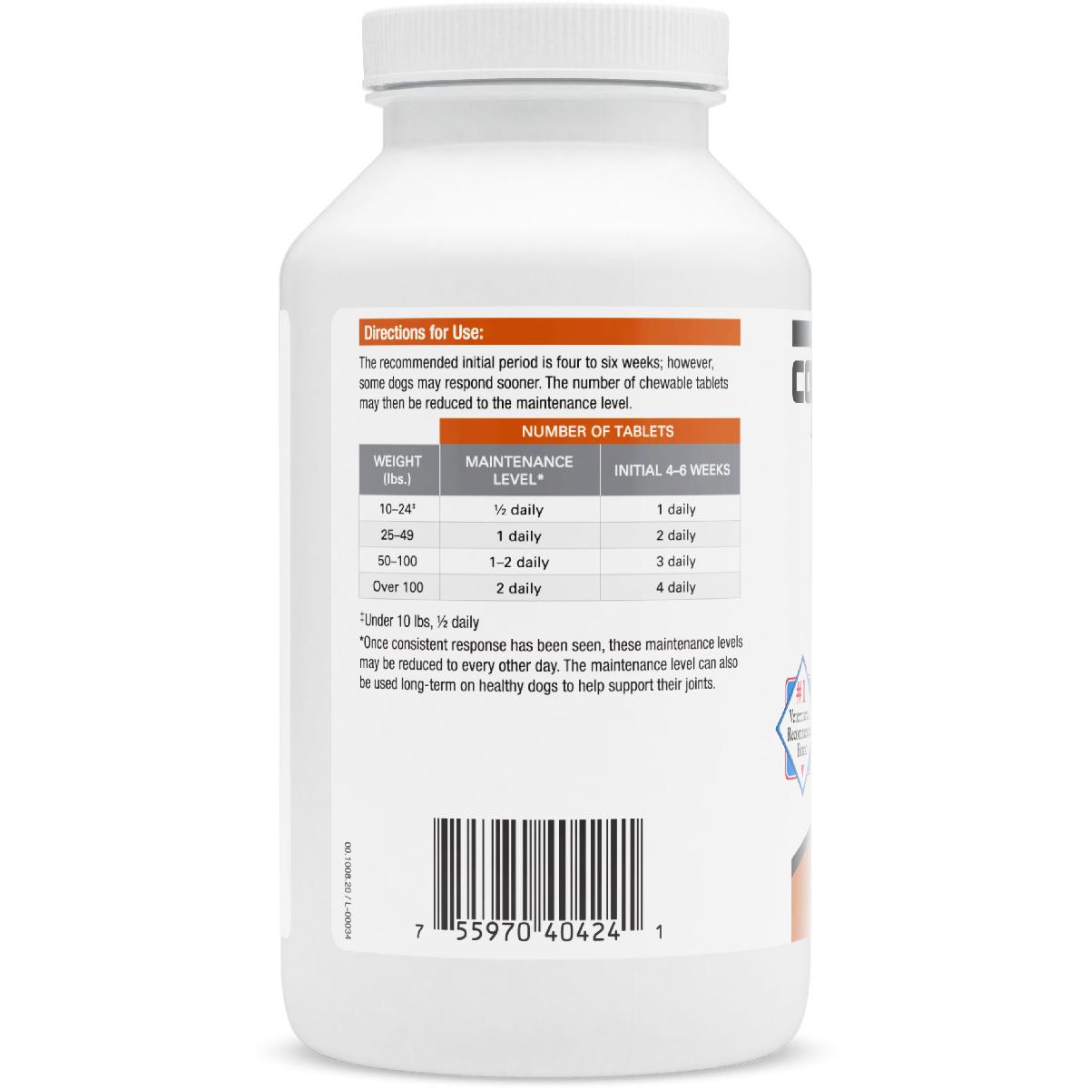 Nutramax Cosequin DS Joint Health Supplement for Dogs   With Glucosamine and Chondroitin, 250 Chewable Tablets