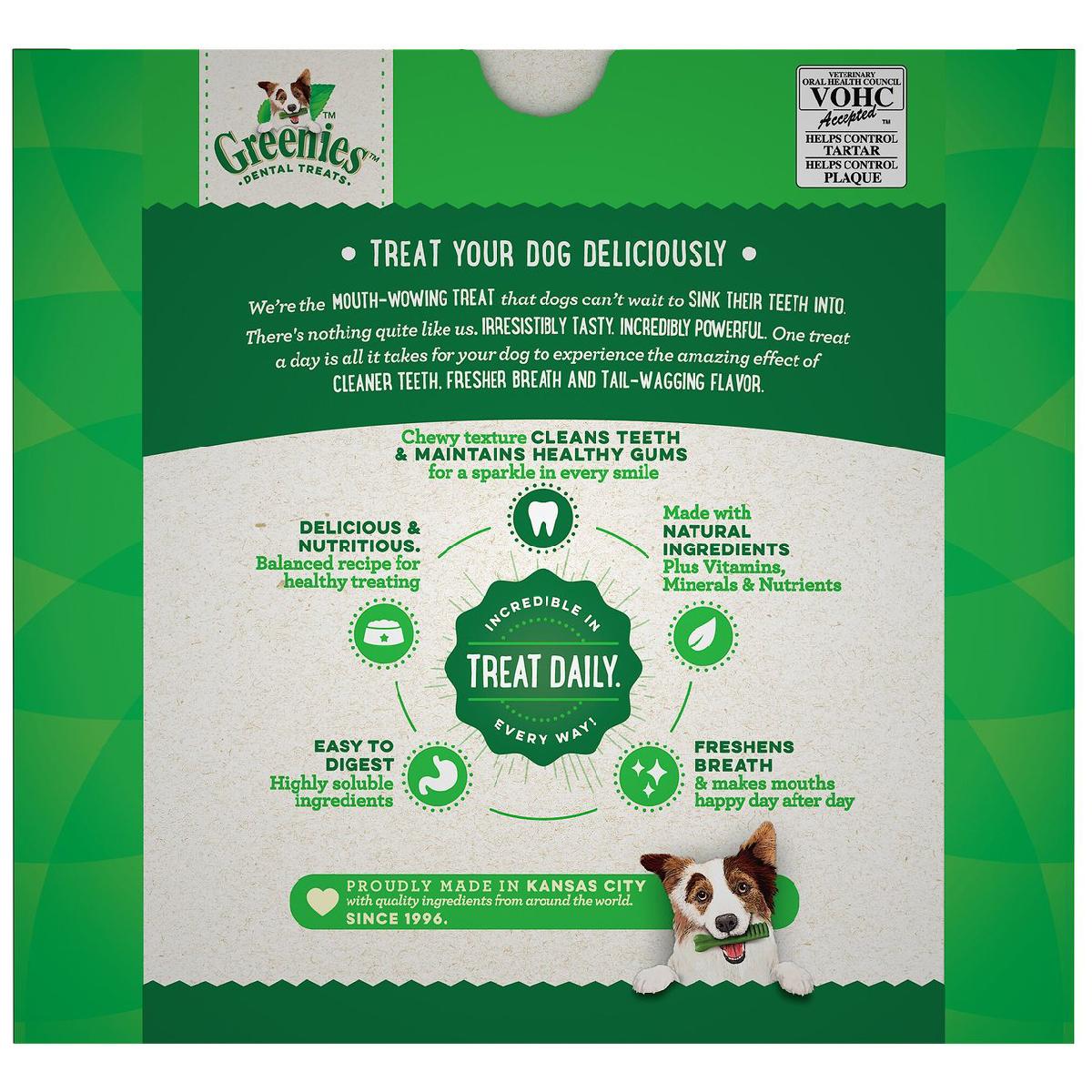Greenies Original Regular Size Dog Dental Treats, 36 ounces, 36 count