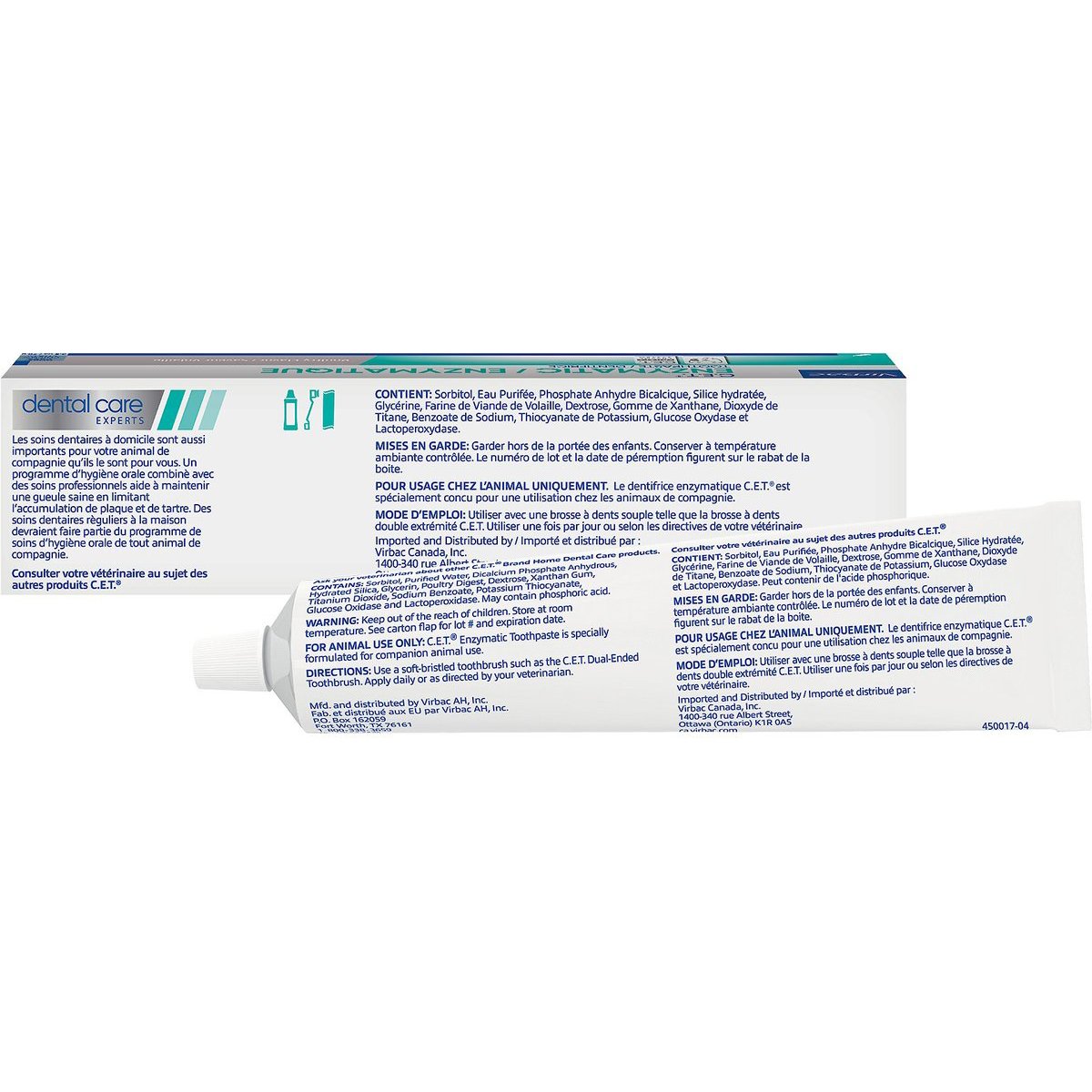 C.E.T. Enzymatic Toothpaste, Poultry Flavor, 2.5 ounces (70 grams)