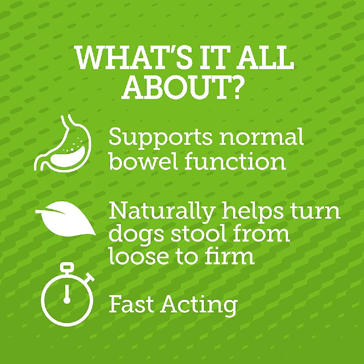 Vetality Stop The Runs Chewables for Dogs, 6 Count